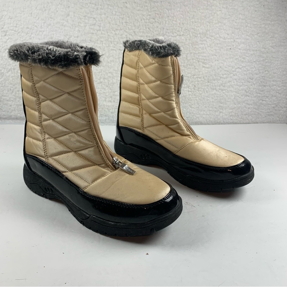Sporto® Esther Waterproof Bootie - Champagne 771296 Womens‎ Size 8.5 W 7483